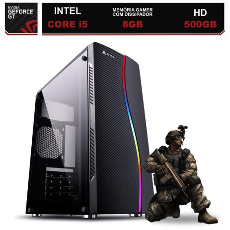 Computador Gamer Intel Core i5 8GB HD 500GB (Nvidia Geforce GT) EasyPC Light - Gaamerr maniia 