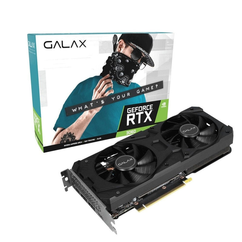 Placa De Video Pci-e 12gb Gddr6 Galax Rtx 3060 (1-click Oc) 36nol7md1voc - ofertasbacanassss