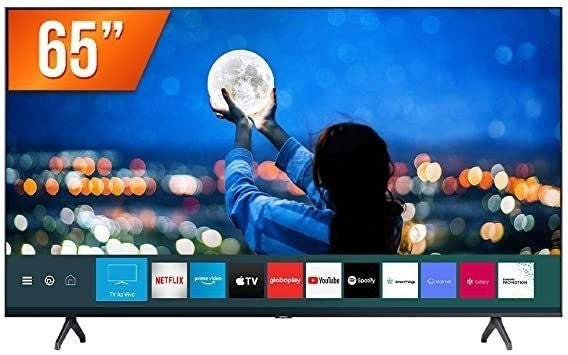 Samsung Smart TV 65" Crystal LH65BETHVGGXZD 4K HDR 2 HDMI 1 USB - ofertasbacanassss