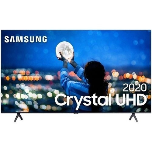 Smart TV 43'' Samsung Crystal UHD 43TU7000 4K 2020 Wi-fi Borda Infinita Controle Remoto Único Bluetooth e Processador Crystal 4K - ofertasbacanassss