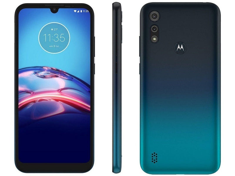 Smartphone Motorola E6s 64GB 4G Wi-Fi Tela 6.1'' Dual Chip 4GB RAM Câmera Dupla + Selfie 5MP - Azul Navy