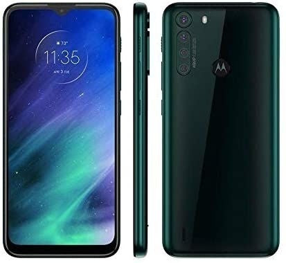 Smartphone Motorola One Fusion 128GB 4G Wi-Fi Tela 6.5'' Dual Chip 4GB RAM Câmera Quádrupla + Selfie 8MP - Verde Esmeralda - ofertasbacanassss