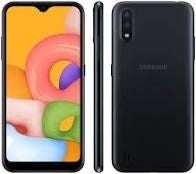 Smartphone Samsung Galaxy A01 32GB 4G Wi-Fi Tela 5.7'' Dual Chip 2GB RAM Câmera Dupla + Selfie 5MP - Preto - ofertasbacanassss
