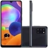 Smartphone Samsung Galaxy A31 128GB 4G Wi-Fi Tela 6.4'' Dual Chip 4GB RAM Câmera Quádrupla + Selfie 20MP - Preto - ofertasbacanassss