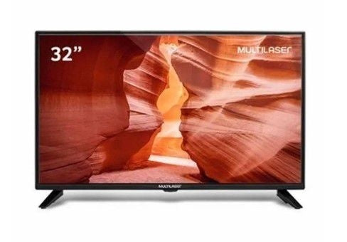 Tv 32 Pol. Hd Multilaser HDMI Usb Conversor Digital Tl017 - ofertasbacanassss